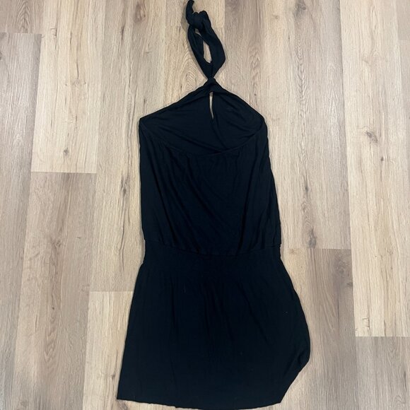 Twelfth Street by Cynthia Vincent Black Halter Dress Size Medium - Picture 6 of 6